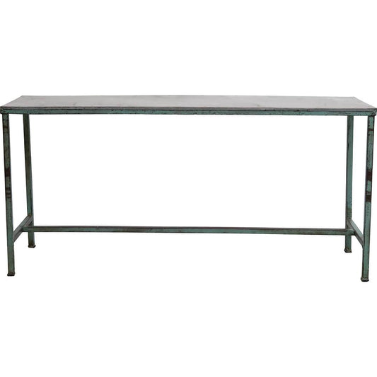 Gammelt konsolbord - grøn
